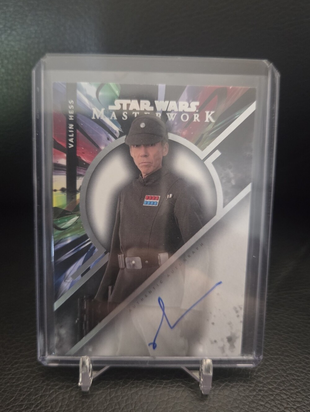 Topps Star Wars Masterwork Richard Brake as Valin Hess Autograph